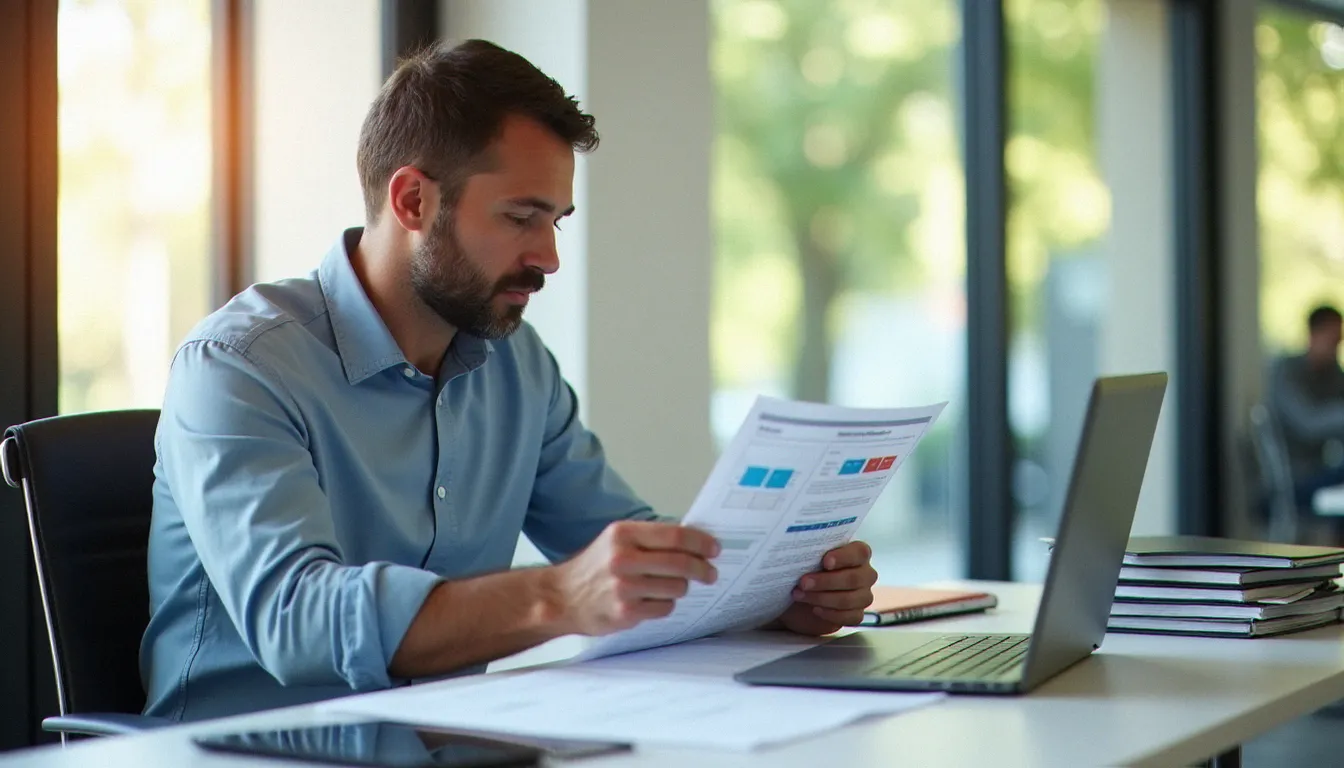 Consultant en gestion structurant les processus d'une entreprise à Aurillac avec méthode et rigueur