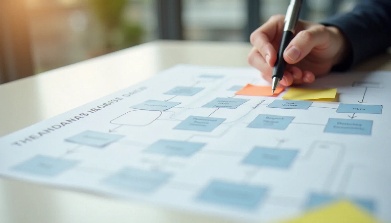 Cartographie détaillée d'un audit de processus organisationnels lors d'une mission de conseil en gestion dans une entreprise de Béziers