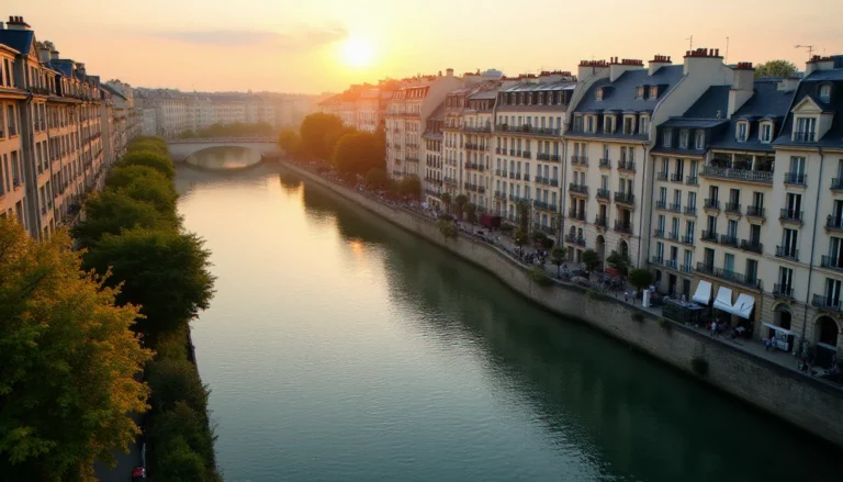 Vue aérienne des immeubles résidentiels en bord de