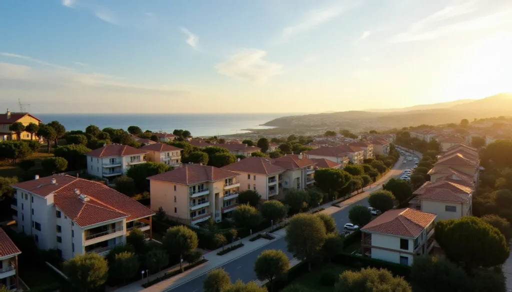Vue aérienne du quartier résidentiel de La Valette-du-Var