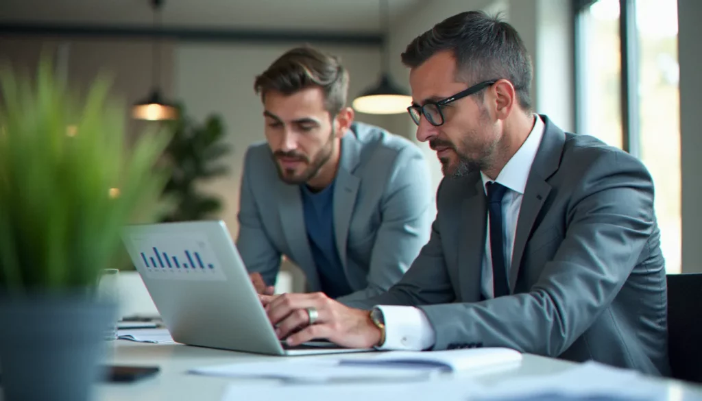 Consultant en gestion analysant les prix de gestion