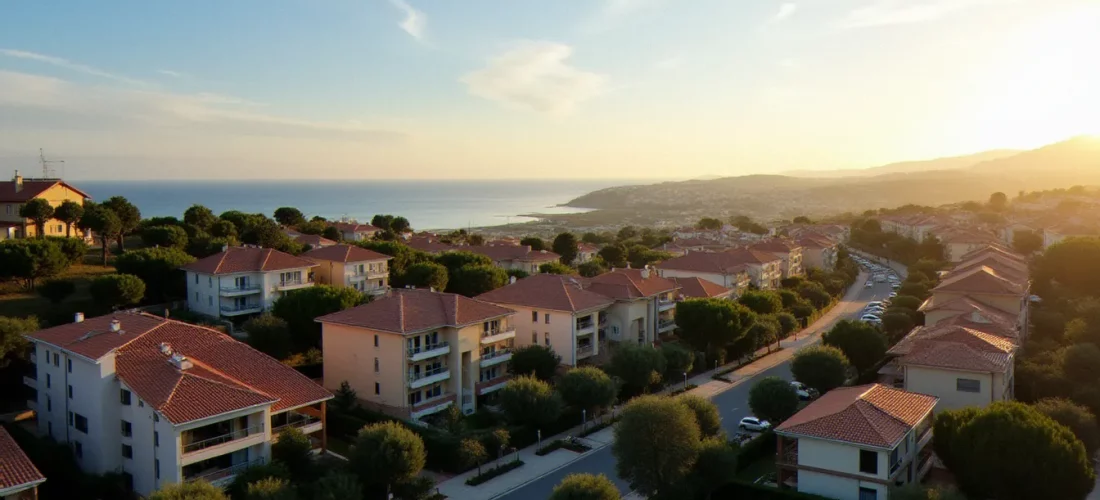 Vue aérienne du quartier résidentiel de La Valette-du-Var